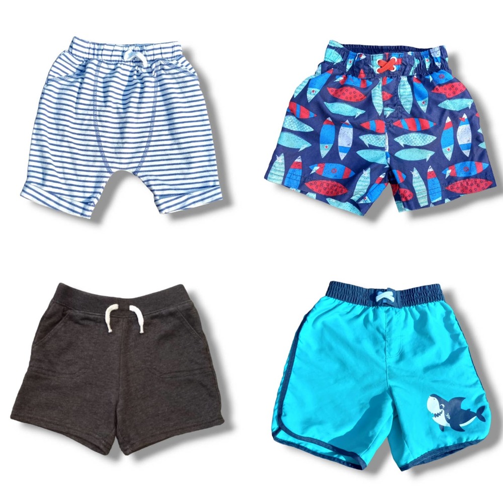 Boys 18-24M shorts / swim trunks bundle / lot